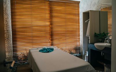 Minimalist decor in a wellness center